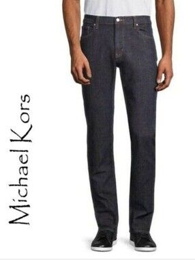 Michael Kors - Grant Classic Fit Jeans Men's Size 38/32 Dark Wash